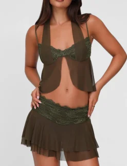 Tiger Mist Sets|Tops<ADELINA TOP