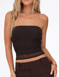 Tiger Mist Tops<HARRIETT TUBE TOP