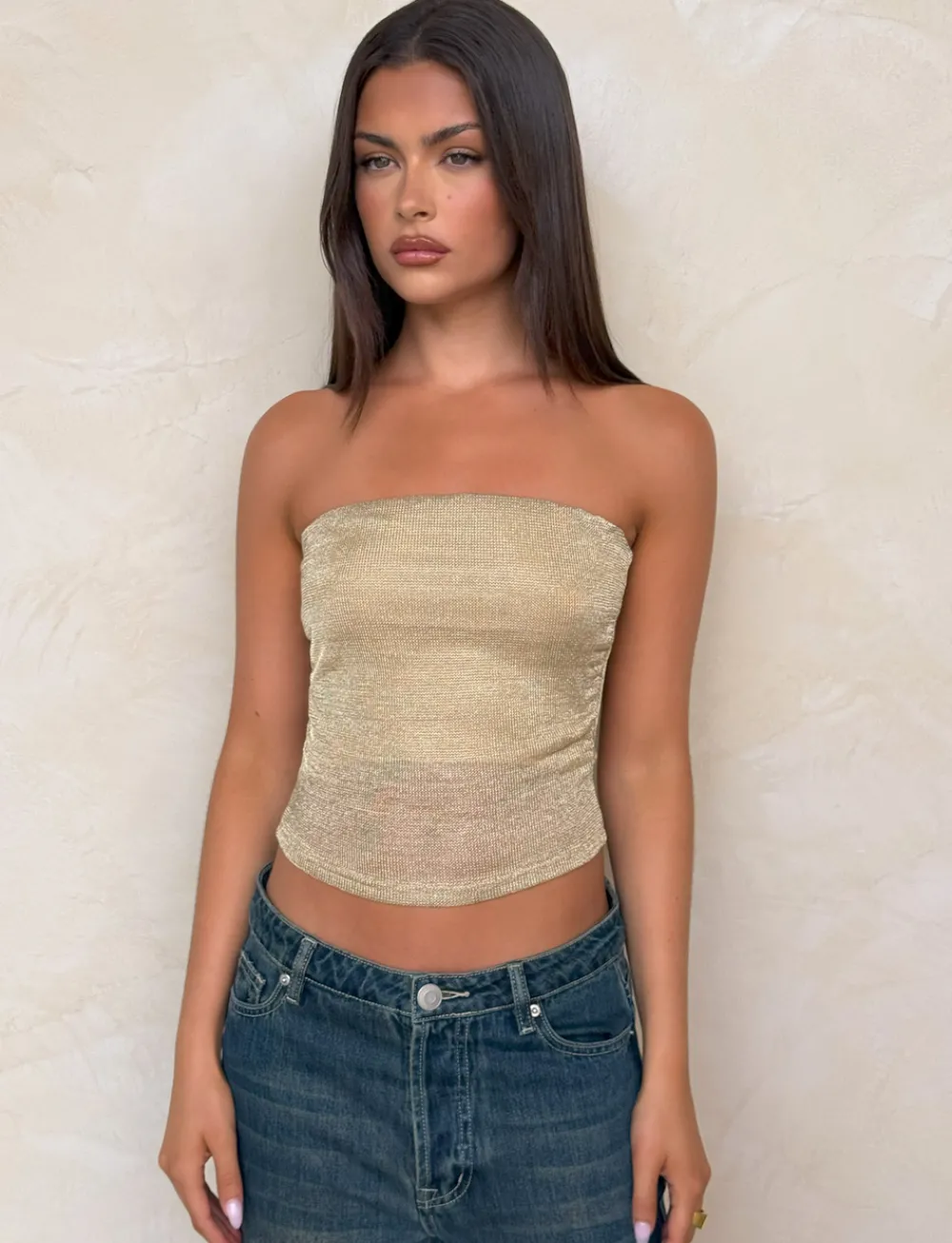 Tiger Mist Tops<HARRIETT TUBE TOP