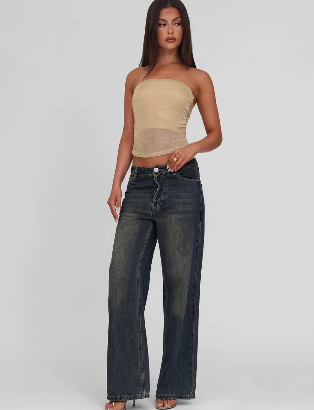 Tiger Mist Tops<HARRIETT TUBE TOP