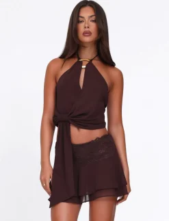 Tiger Mist Skirts|Sets<INDIGO MINI SKIRT