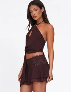 Tiger Mist Skirts|Sets<INDIGO MINI SKIRT