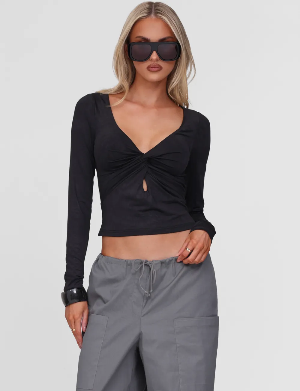 Tiger Mist Tops<SAFFIRA LONG SLEEVE TOP