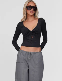 Tiger Mist Tops<SAFFIRA LONG SLEEVE TOP